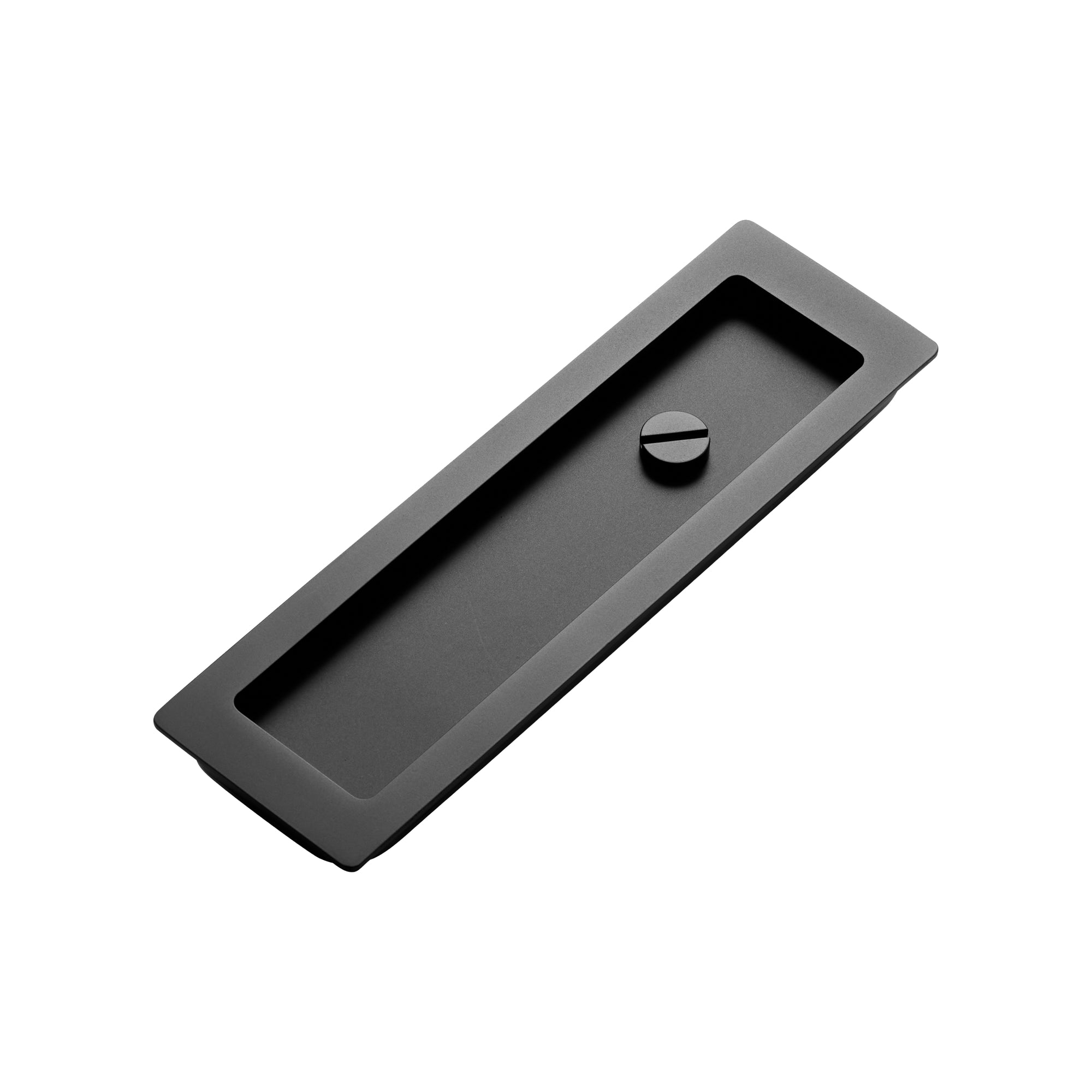 Momo Handles Cavity Slider Flush Pull Privacy Lock Kit Matt Black