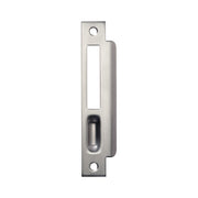 Momo Roller Mortice Lock Left Hand Strike Plate Dull Brushed Nickel