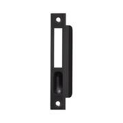 Momo Roller Mortice Lock Left Hand Strike Plate Matt Black