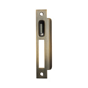 Momo Roller Mortice Lock Right Hand Strike Plate Dark Brushed Brass