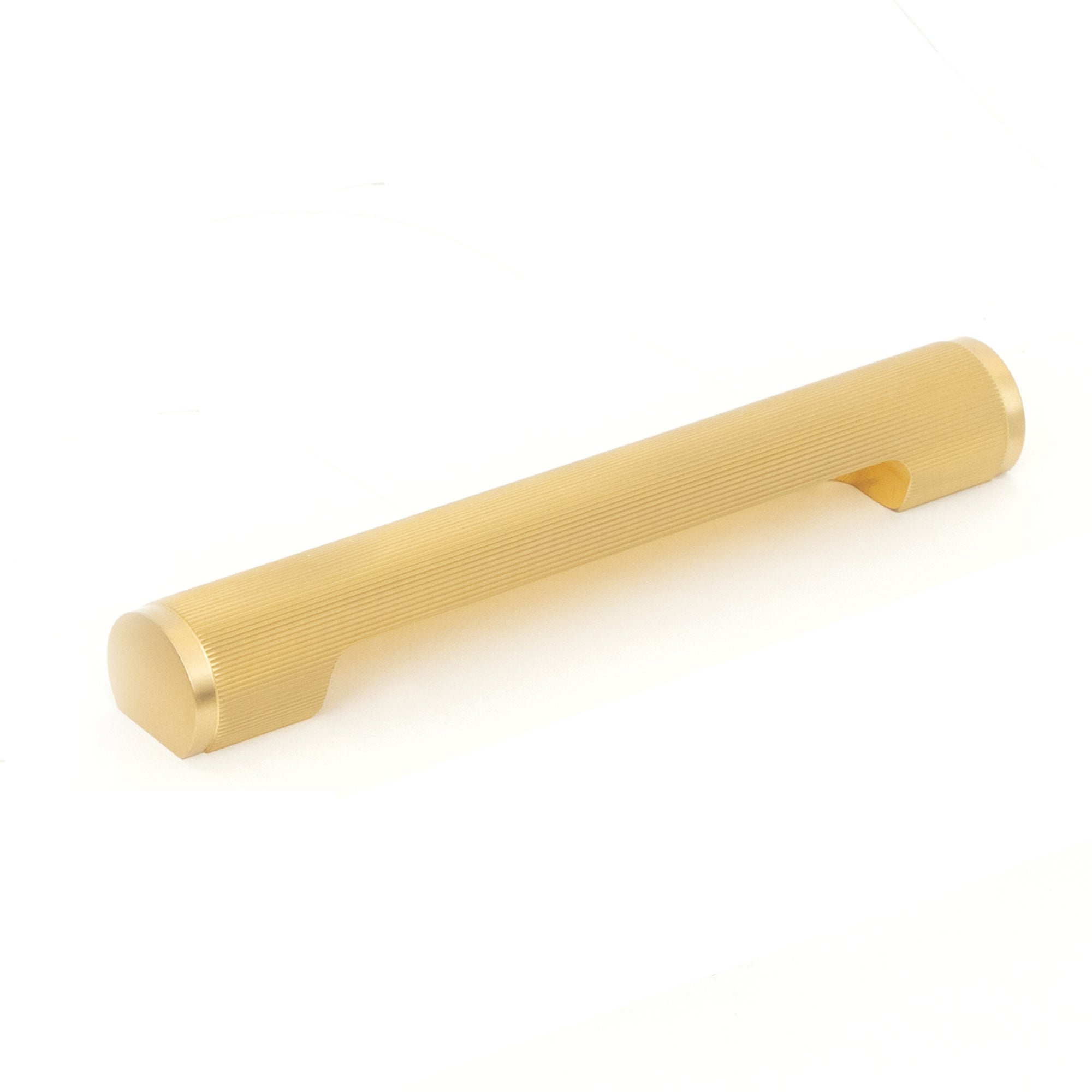 Manhattan 160mm Solid Brass Lined Pull Handle Brushed Satin Brass