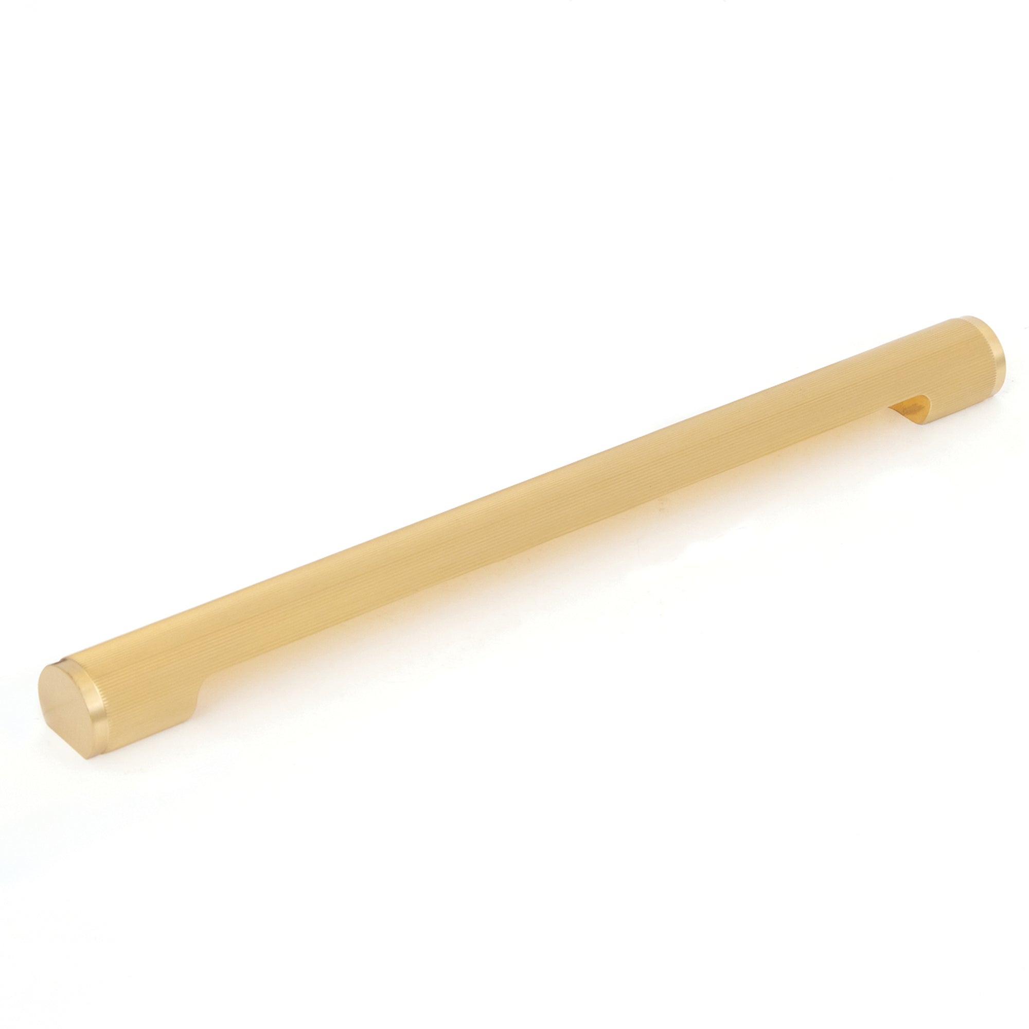 Manhattan 320mm Solid Brass Lined Pull Handle Brushed Satin Brass