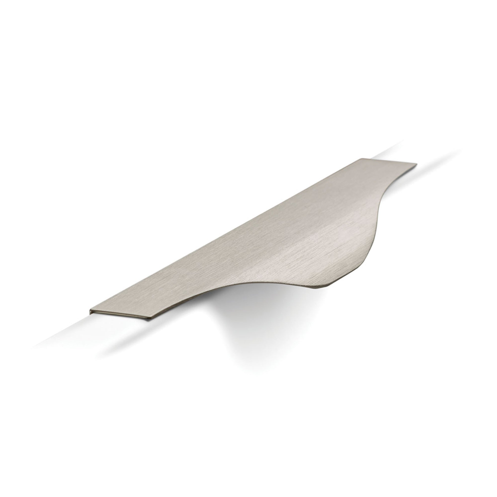 Noma Lip Pull Handle 128mm Dull Brushed Nickel