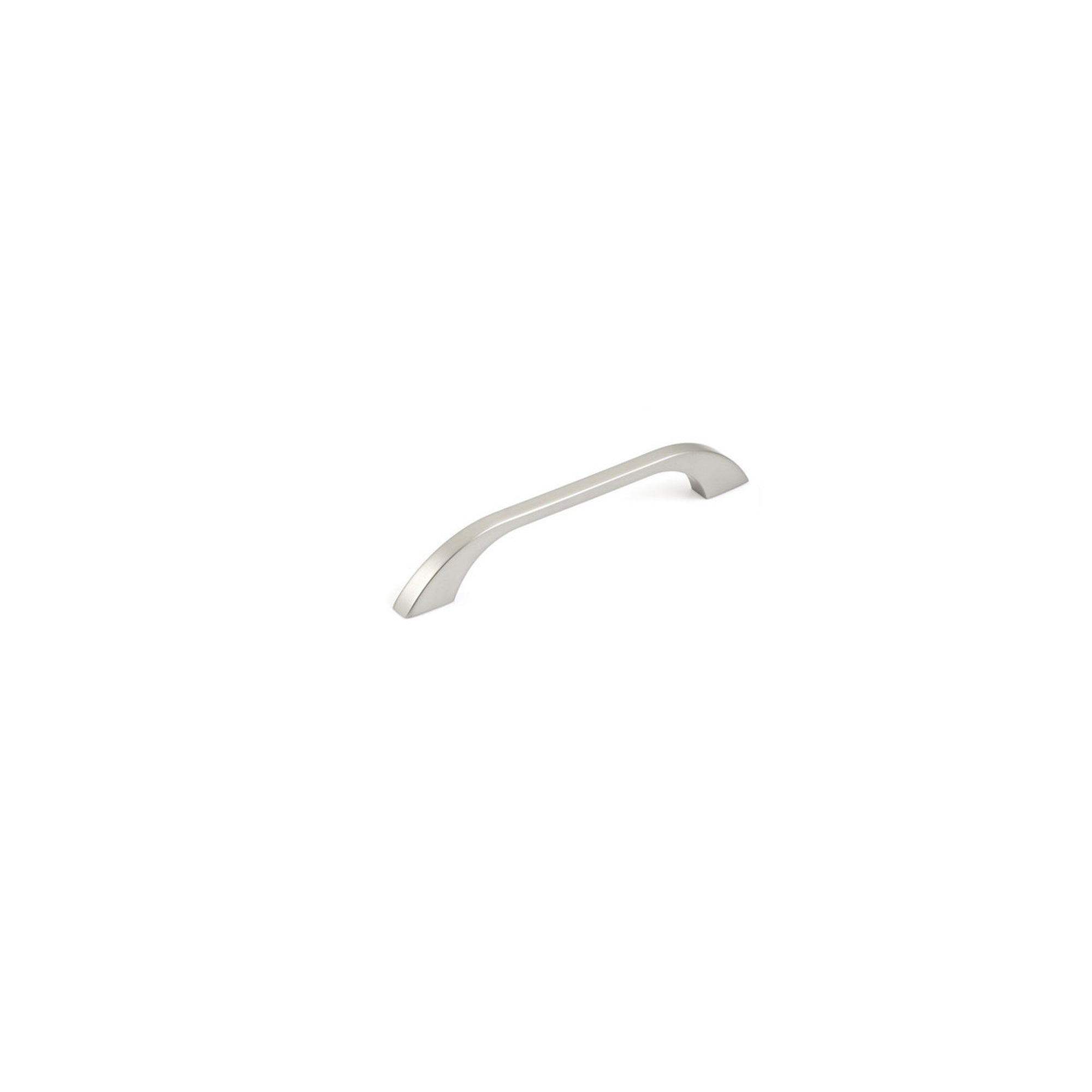 New Prato Bow Handle 128mm Hole Centres Dull Brushed Nickel