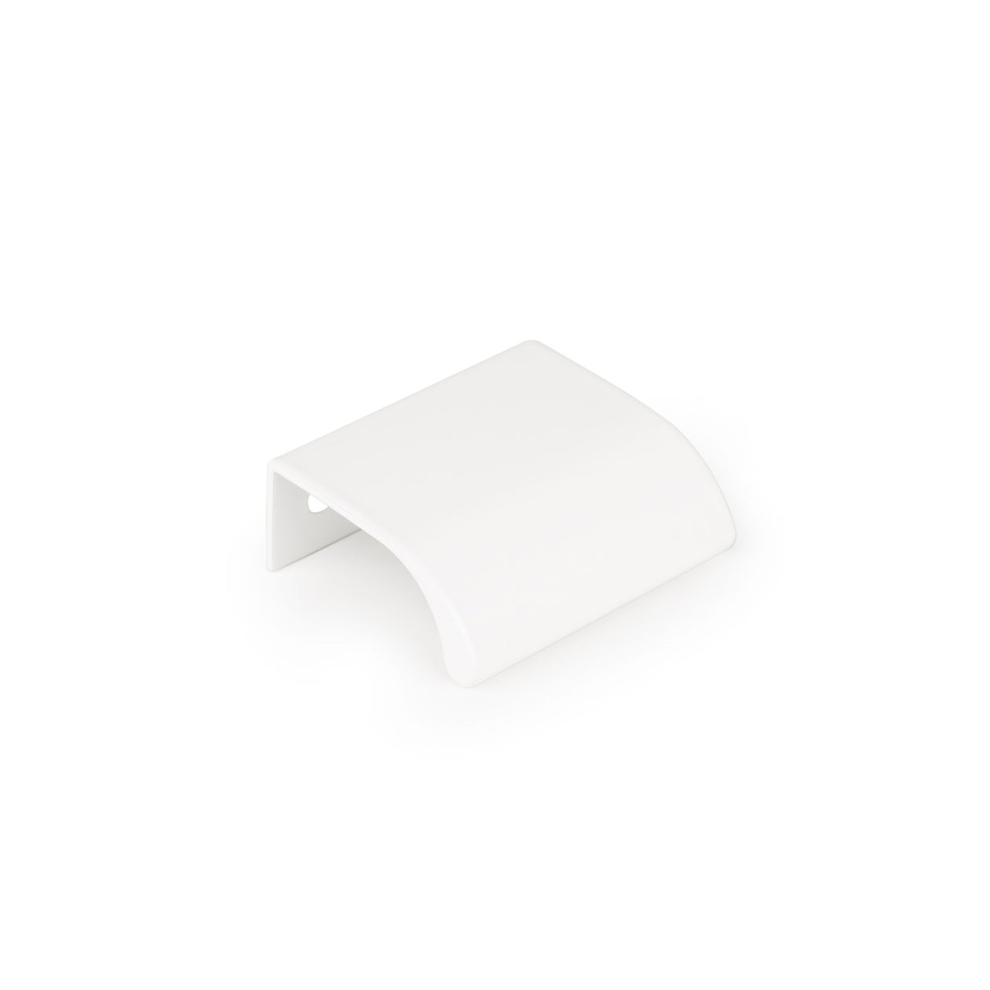 Ona Lip Pull Handle 32mm Matt White