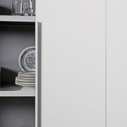 Ona Lip Pull Handle 1056mm Matt White