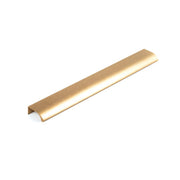 Ona Lip Pull Handle 256mm Brushed Dark Brass