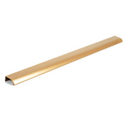 Ona Lip Pull Handle 544mm Brushed Dark Brass
