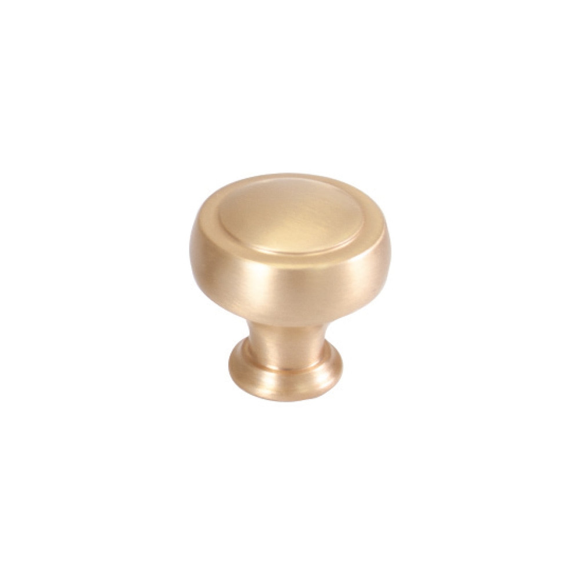 Pellaro Round Knob 32mm Brushed Matt Brass