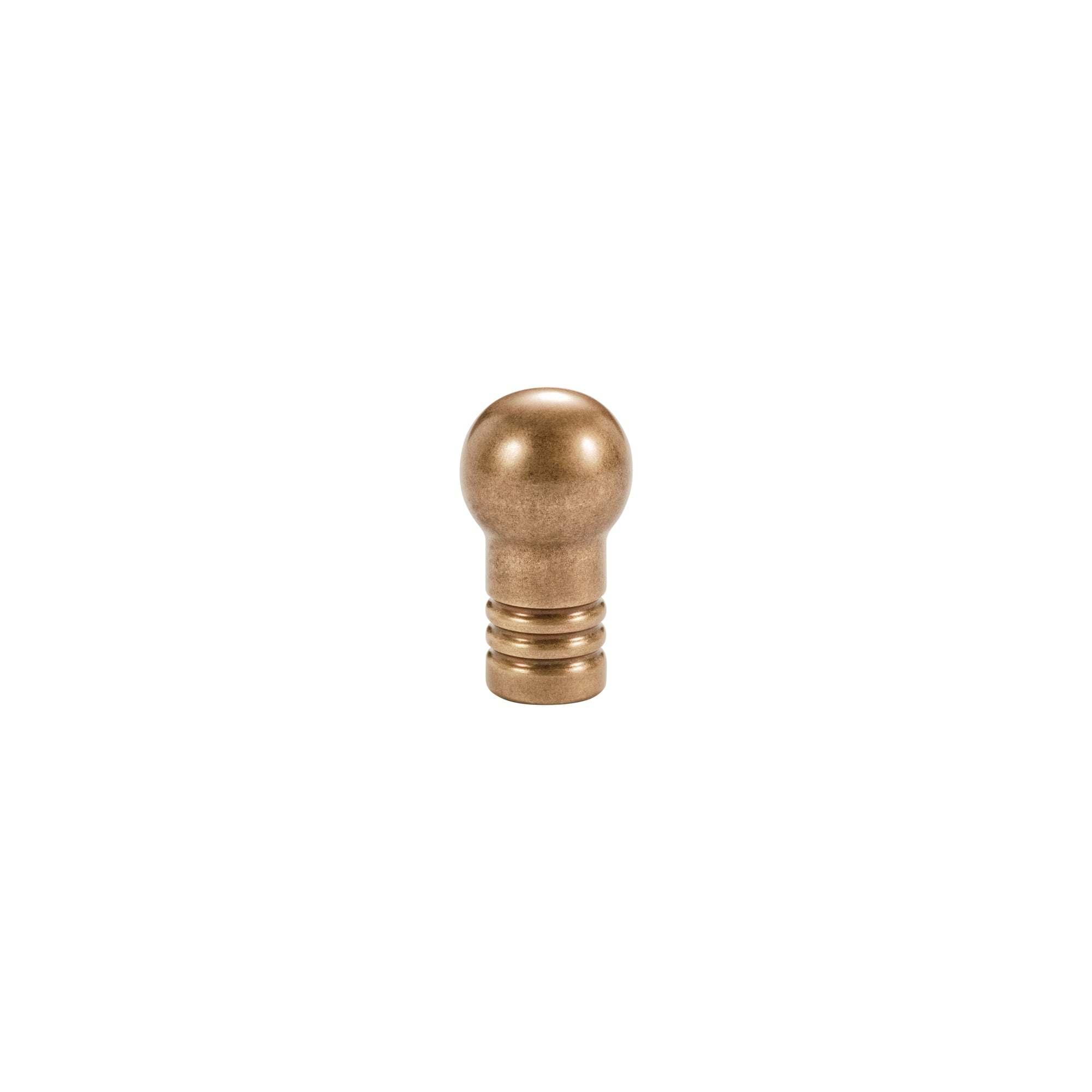 Momo Handles Parla Solid Brass Knob 20mm Old Burnished Brass