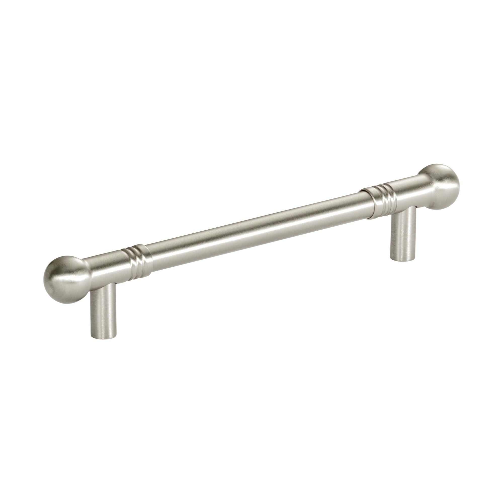 Momo Handles Parla Solid Brass Bar Pull 160mm Dull Brushed Nickel