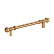 Momo Handles Parla Solid Brass Bar Pull 160mm Old Burnished Brass