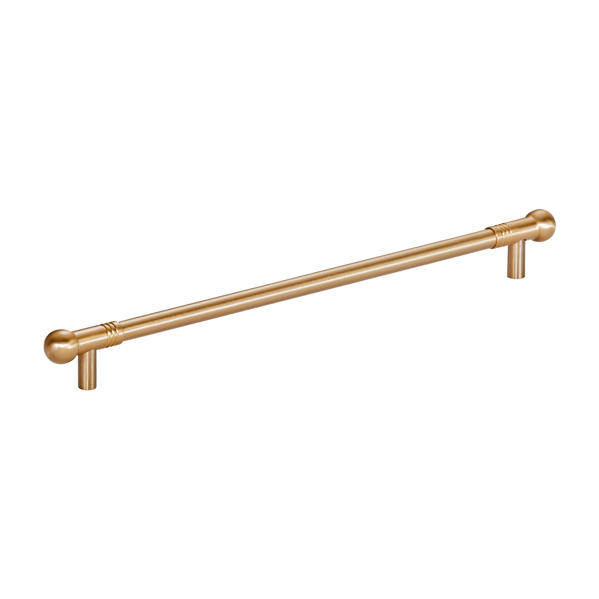 Momo Handles Parla Solid Brass Bar Pull 320mm Brushed Satin Brass