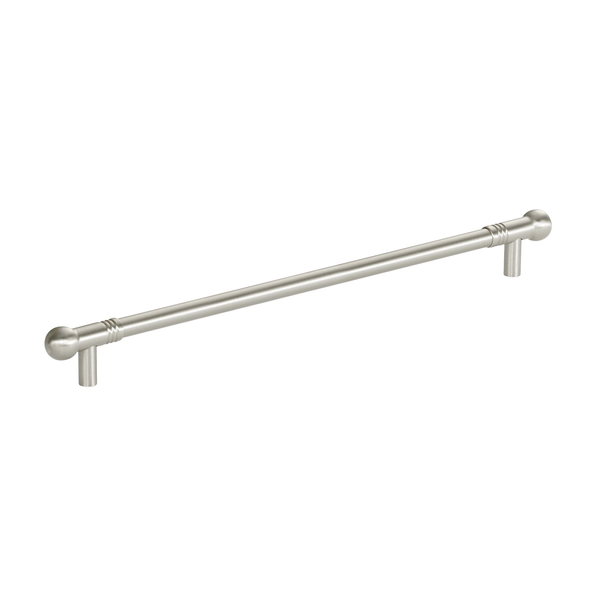 Momo Handles Parla Solid Brass Bar Pull 320mm Dull Brushed Nickel