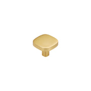 Momo Handles Porto Knob 26mm Brushed Satin Brass