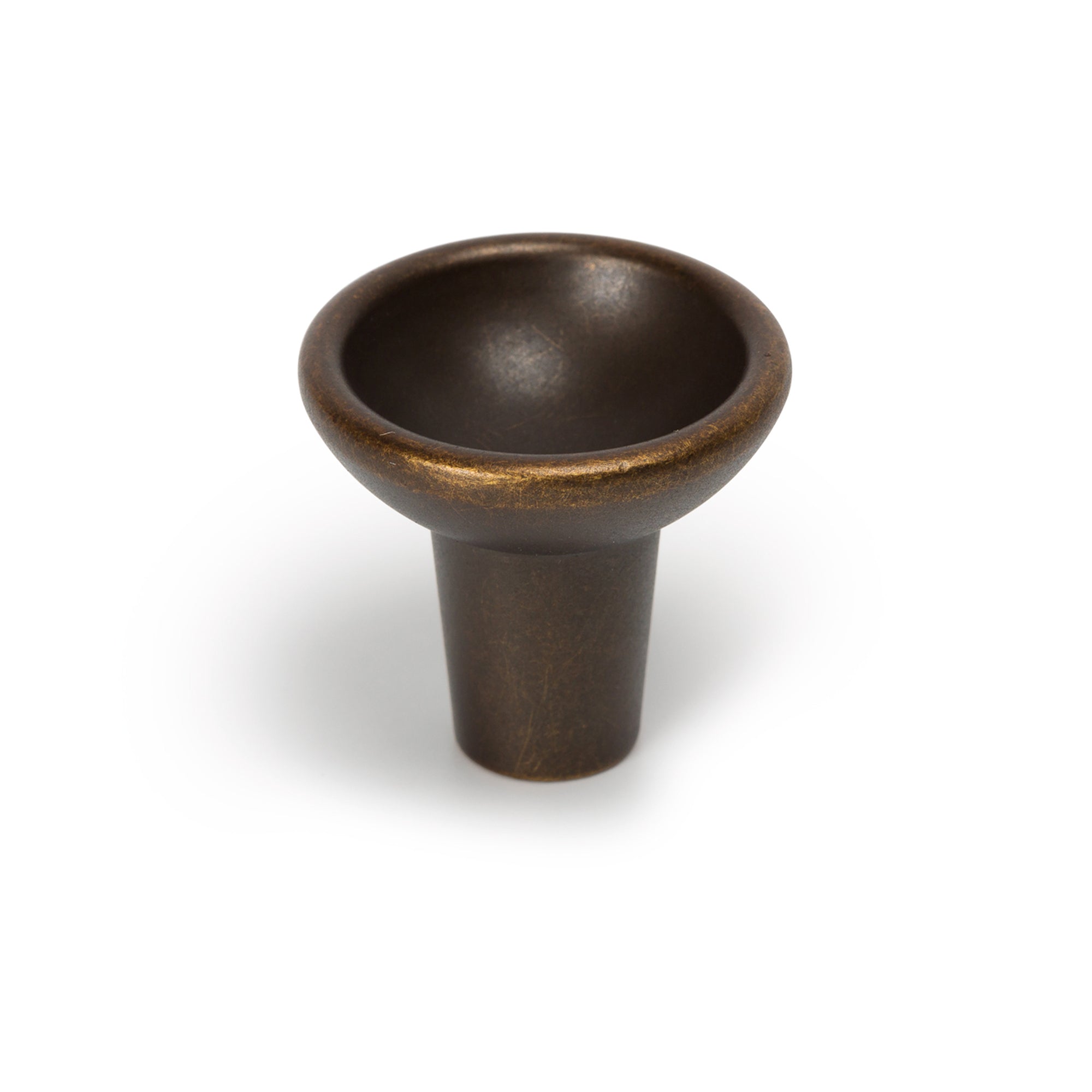 Raviolo Round Knob - 29mm Antique Brass