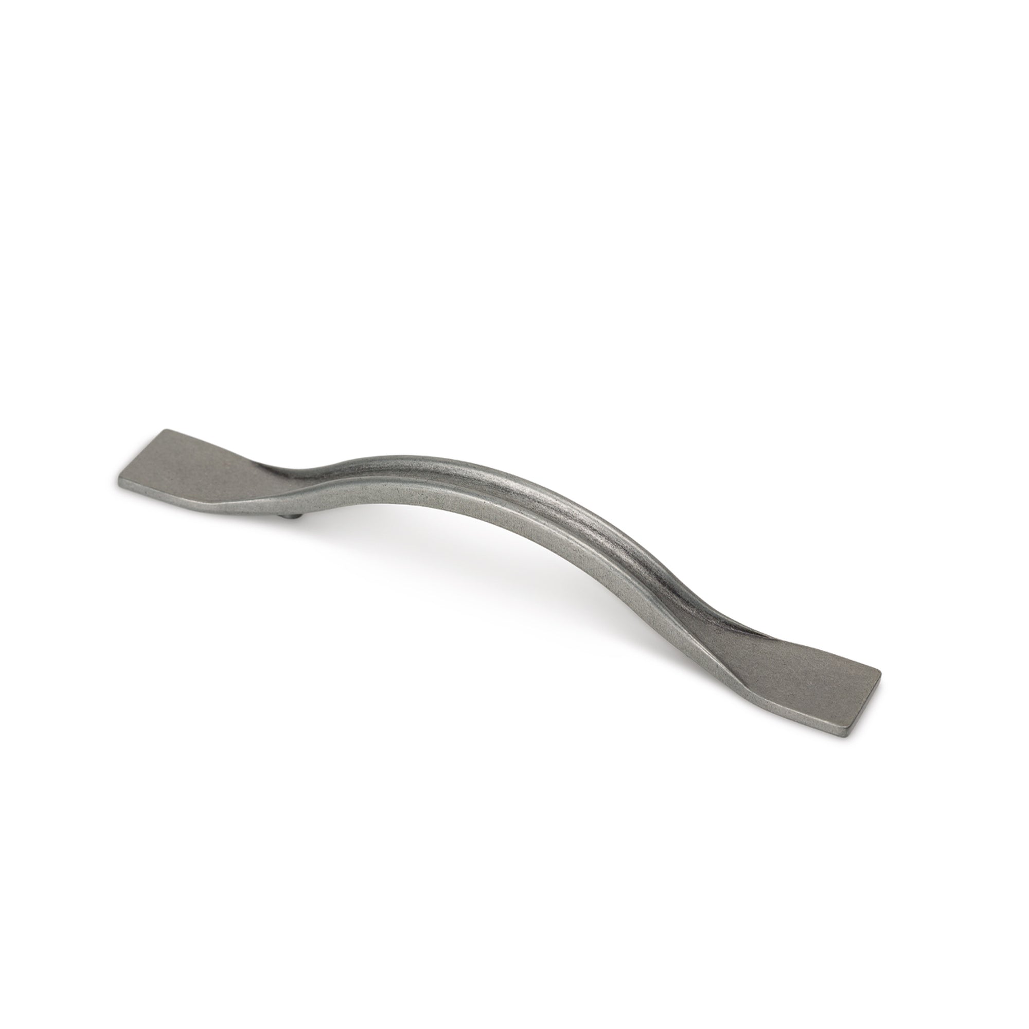 Raviolo Bow Handle - 96mm Pewter