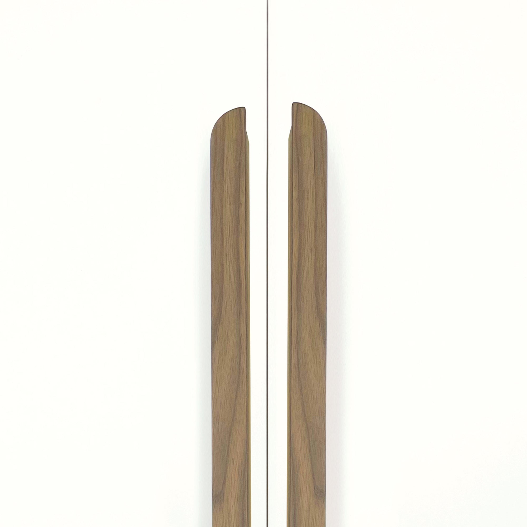 Sydney Timber Pull Handle 800mm Walnut Raw