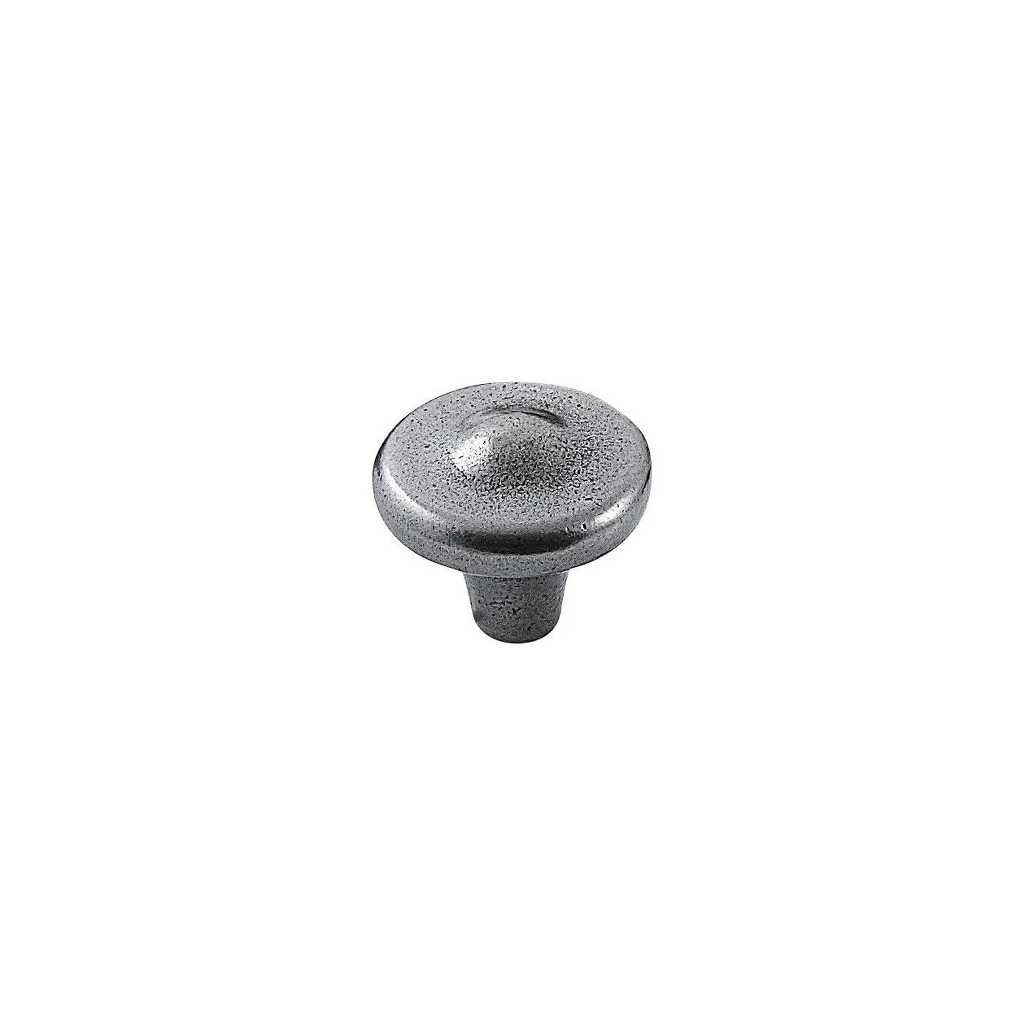 Crosby Round Knob 34mm Pewter