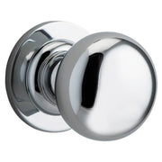Cambridge Knob Round Rose Polished Chrome
