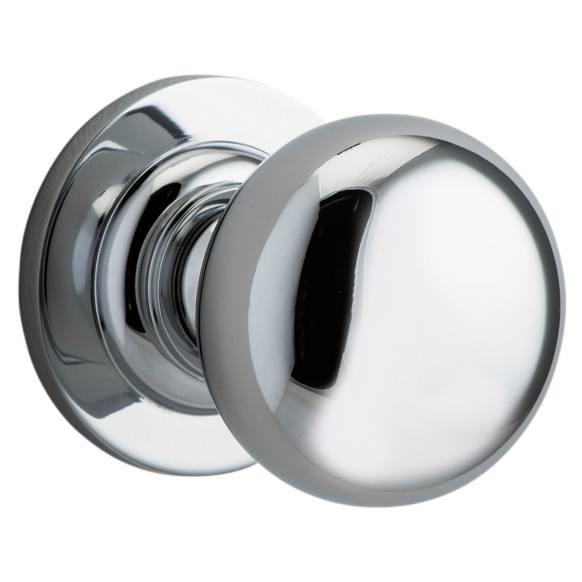 Cambridge Knob Round Rose Polished Chrome