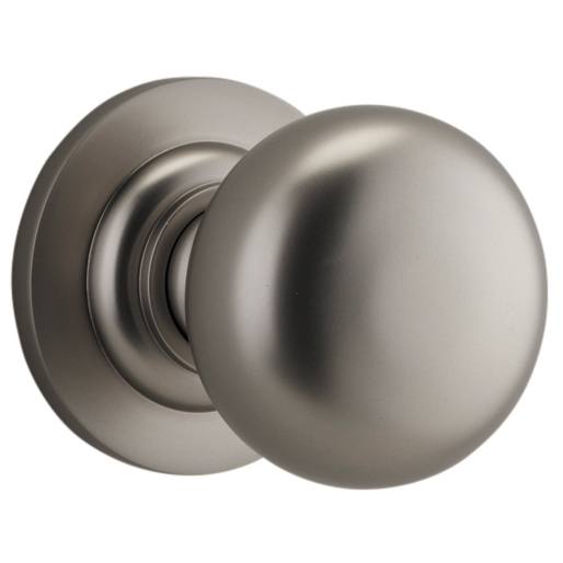 Cambridge Knob Round Rose Satin Nickel