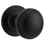 Paddington Knob Round Rose Matt Black