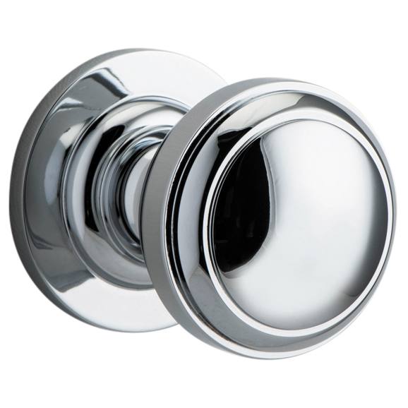 Paddington Knob Round Rose Polished Chrome