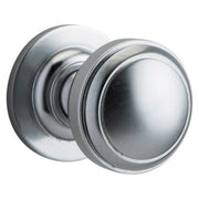 Paddington Knob Round Rose Brushed Chrome