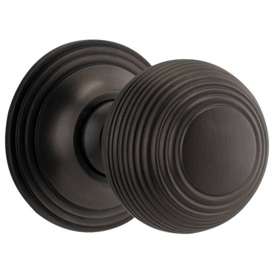 Guildford Knob Signature Brass Round Rose