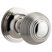 Guildford Knob Round Rose Polished Nickel