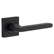 Door Lever Baltimore Sq Rose MB D52xP55mm