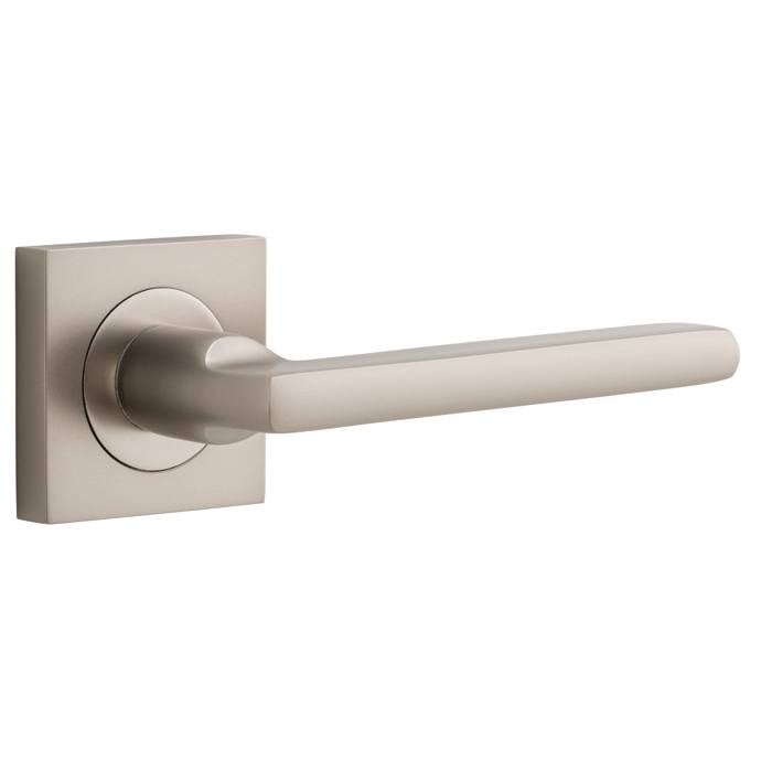 Door Lever Baltimore Sq Rose SN D52xP55mm