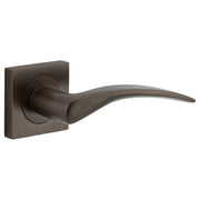Door Lever Oxford Sq Rose AB D52xP60mm
