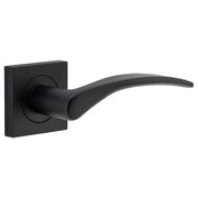 Door Lever Oxford Sq Rose MB D52xP60mm