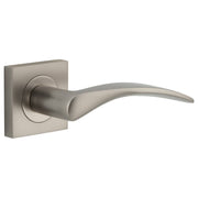 Door Lever Oxford Sq Rose SN D52xP60mm