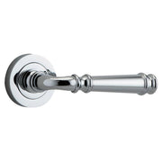 Verona Lever Round Rose, Chrome