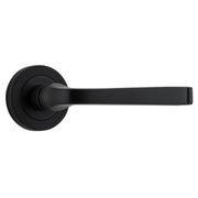 Annecy Round Rose Lever, Matte Black