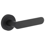 Bronte Lever Matt Black Round Rose