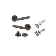 Berlin Lever Round Rose Privacy Kit Signature Brass