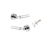 Berlin Lever Round Rose Passage Kit Polished Chrome