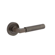 Brunswick Lever Signature Brass Round Rose