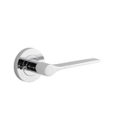 Como Lever Round Rose Privacy Kit (Inbuilt Privacy) Polished Chrome