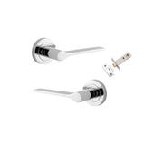 Como Lever Round Rose Passage Kit Polished Chrome