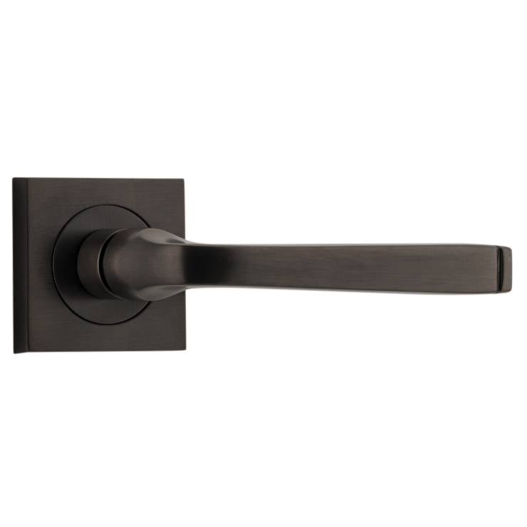 Annecy Lever Square Rose Signature Brass