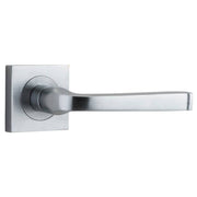 Annecy Lever Square Rose Brushed Chrome