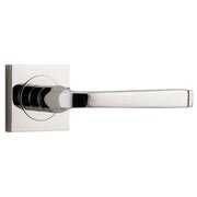 Annecy Lever Square Rose Polished Nickel