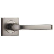 Annecy Lever Square Rose Satin Nickel