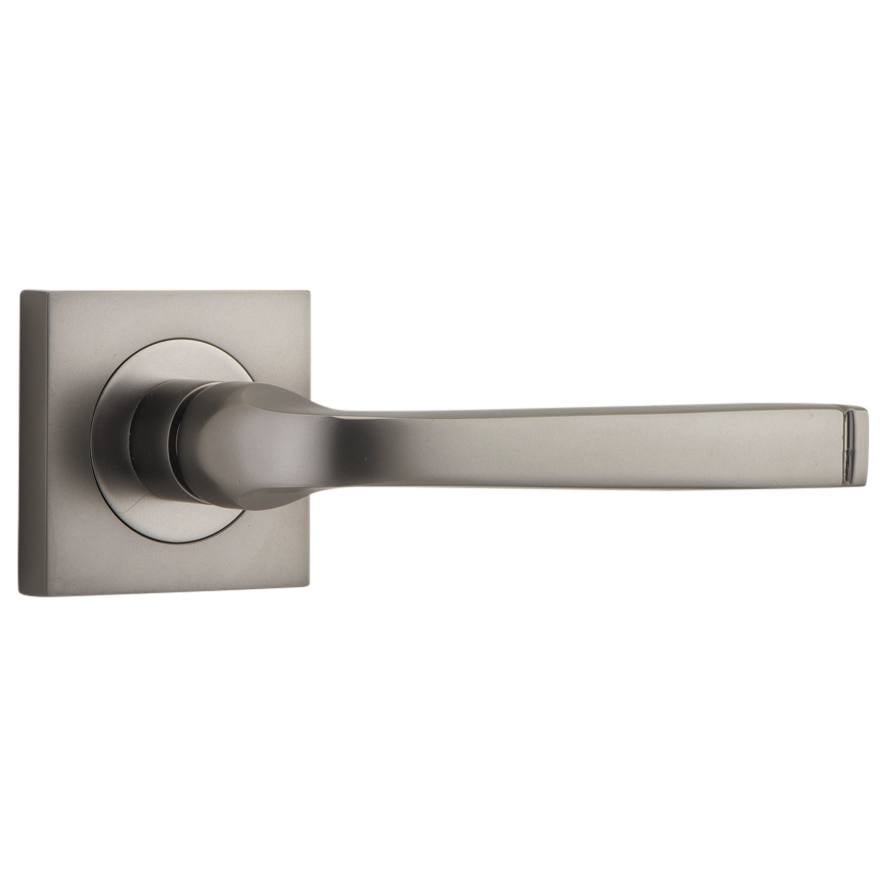 Annecy Lever Square Rose Satin Nickel