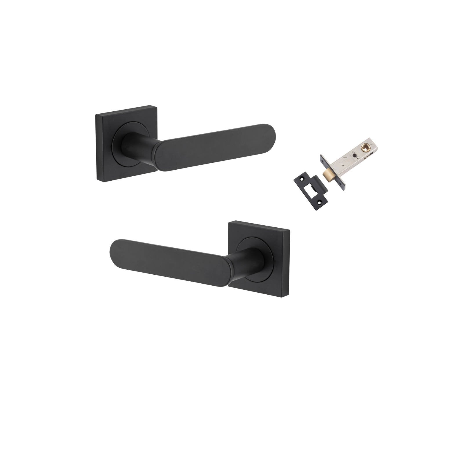Bronte Lever Square Rose Passage Kit Matt Black